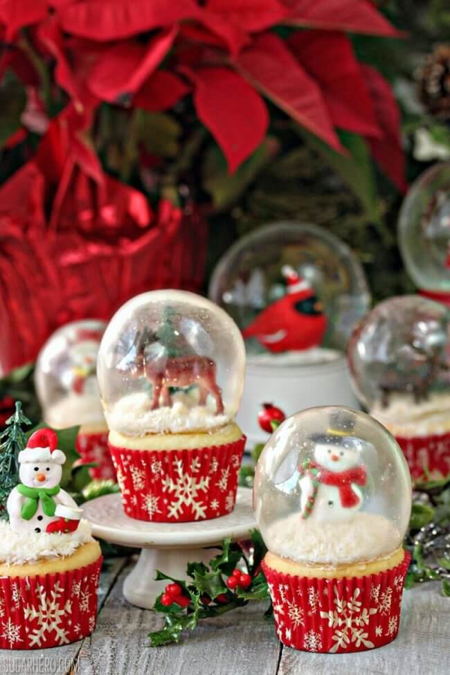 Snowglobe Cupcakes