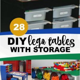 DIY Lego Tables with Storage