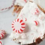 White Chocolate Peppermint Cracker Toffee