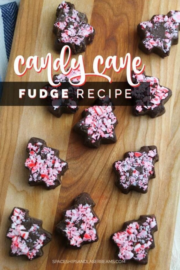 Easy Candy Cane Fudge Recipe - Spaceships and Laser Beams