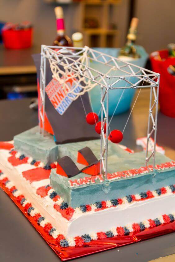 American Ninja Warrior Birthday Cake