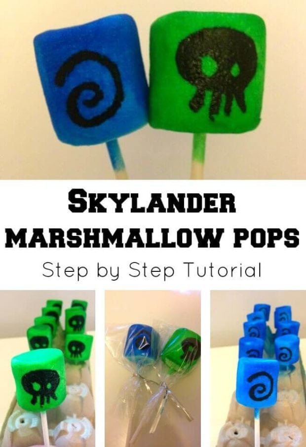 Skylanders Marshmallow Pops