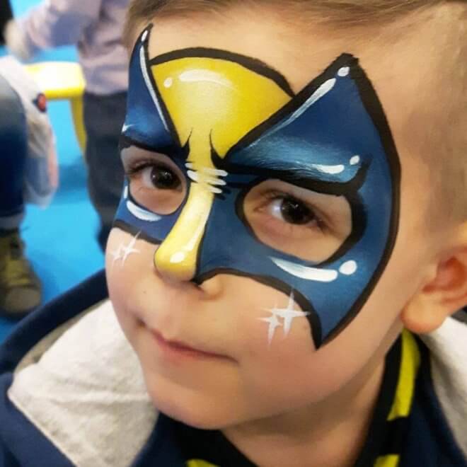 Face-painting is a fantastic activity for any XMen party.