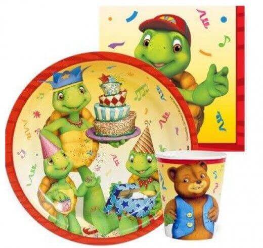 Franklin the Turtle Partyware