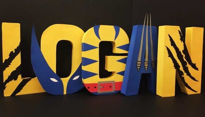 These XMen Wolverine Letters are a delightful decoration to celebrate the birthday boy at an Xmen party.
