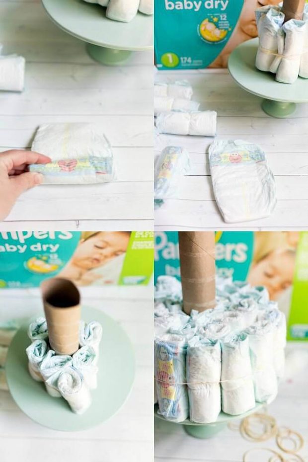 How to Make a Diaper Cake