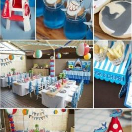 Shark Themed Boys Birthday Party Ideas