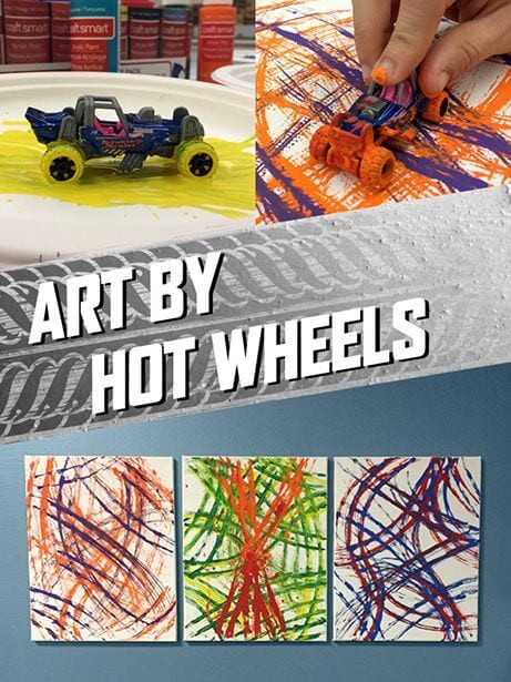 Paint with Hot Wheels