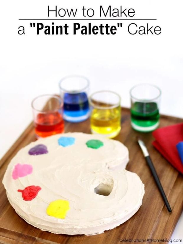 Paint Pallette Cake