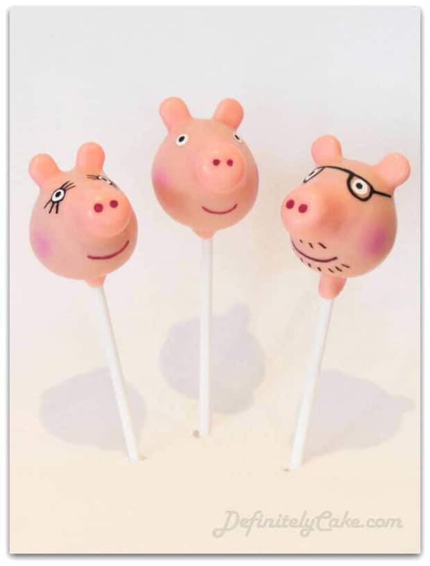 Peppa Pig cake Pops