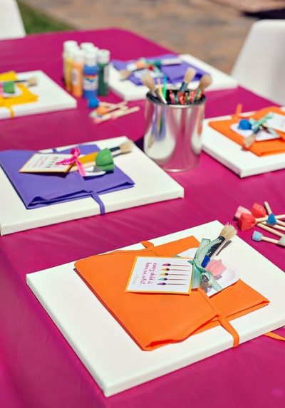 21 Paint Party Ideas - Spaceships and Laser Beams