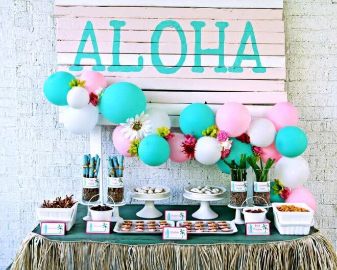 21 Hawaiian Theme Party Ideas (Luau Party) - Spaceships and Laser