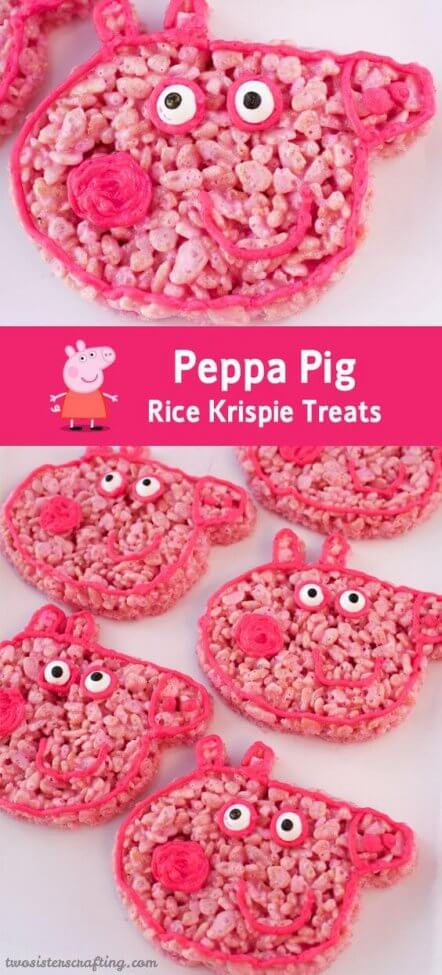 Peppa Pig Rice Krispy Treats