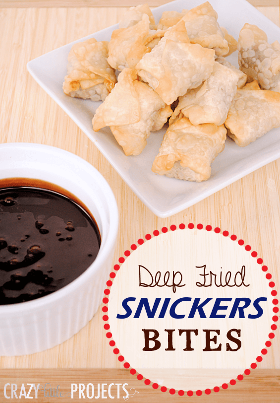 Deep Fried Snicker Bites