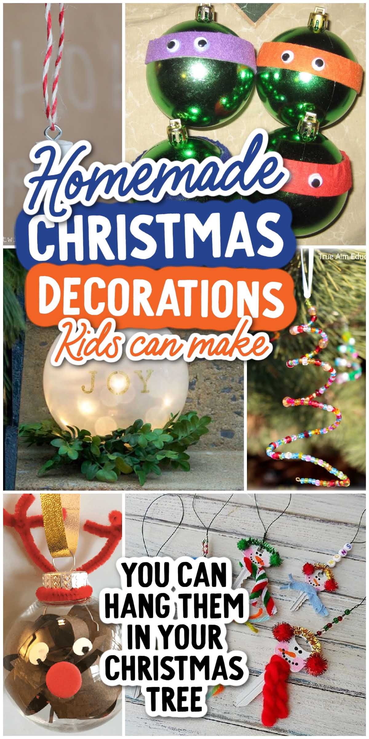 Homemade Christmas Ornaments Kids Can Make - Spaceships And Laser Beams