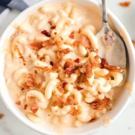 A close up of a plate of food, with Cheese