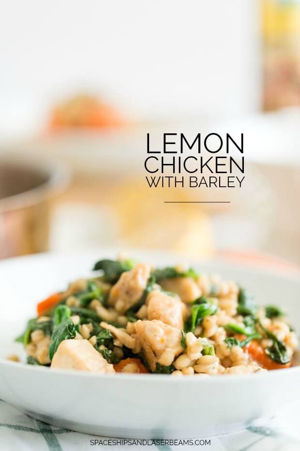 Lemon Chicken with Barley