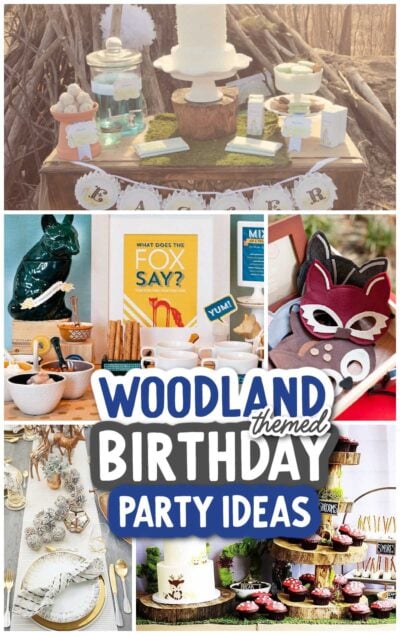 INSTANT DOWNLOAD Fox Birthday Decoration Woodland First Birthday