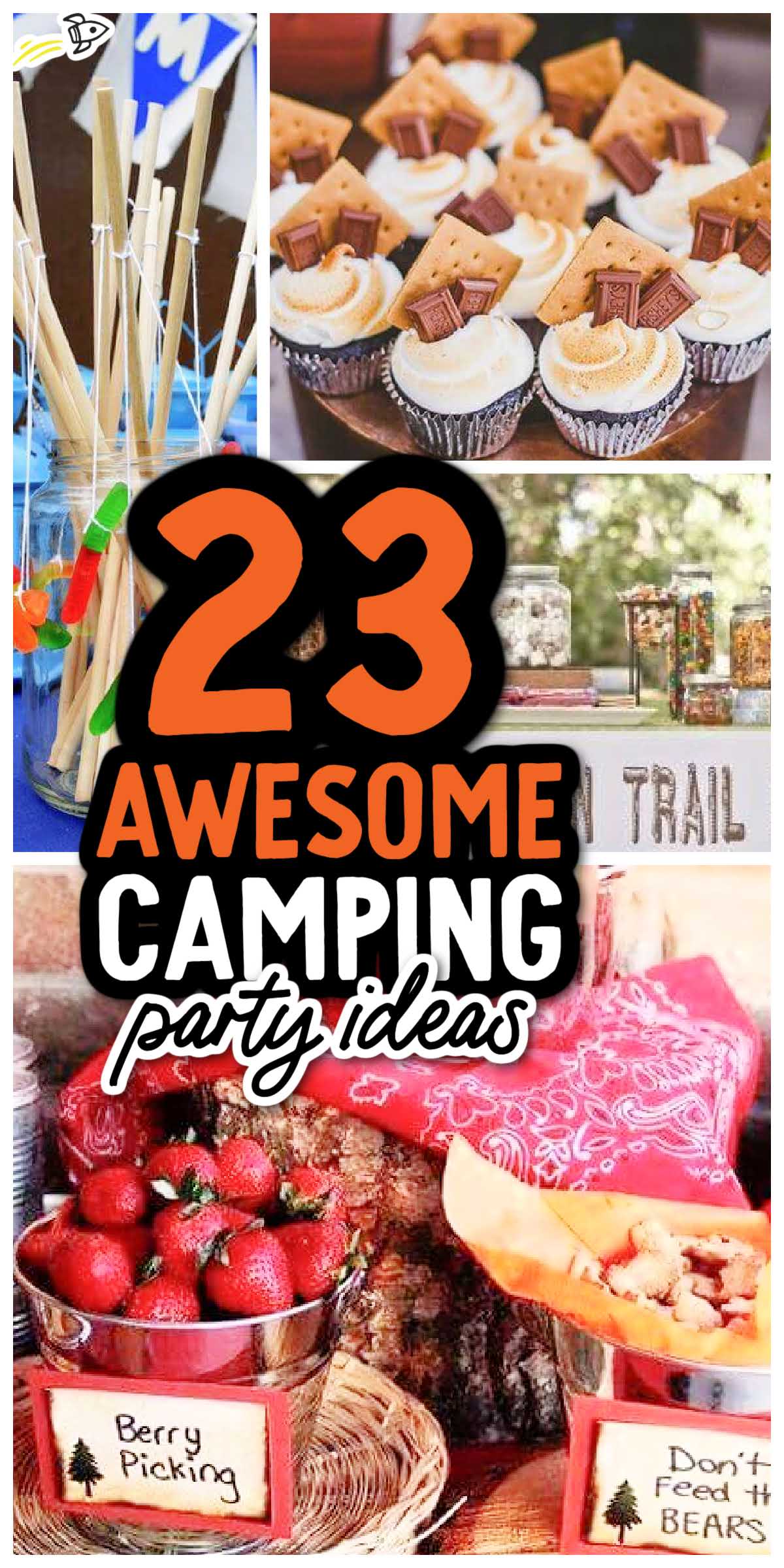 23 Awesome Camping Party Ideas - Spaceships and Laser Beams