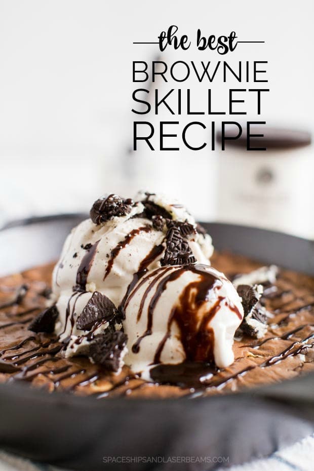 The Best Skillet Brownies Recipe Spaceships and Laser Beams