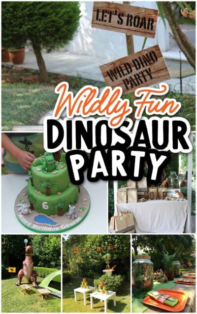 Dinosaur Birthday Party Supplies, Serves 12, Boys and Girls Dino