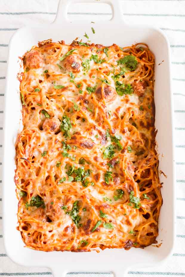 Baked Spaghetti Recipe (easy) - Spaceships And Laser Beams