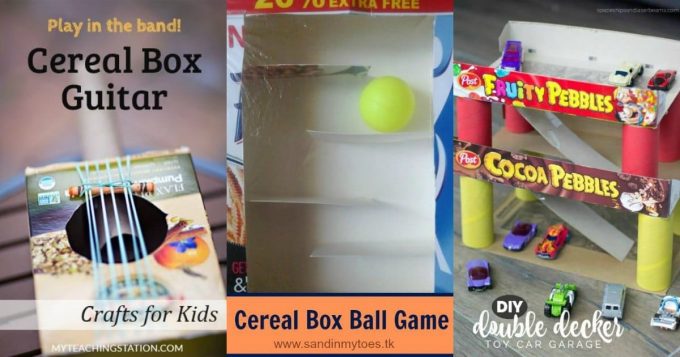 19 Clever Cereal Box Crafts Spaceships And Laser Beams