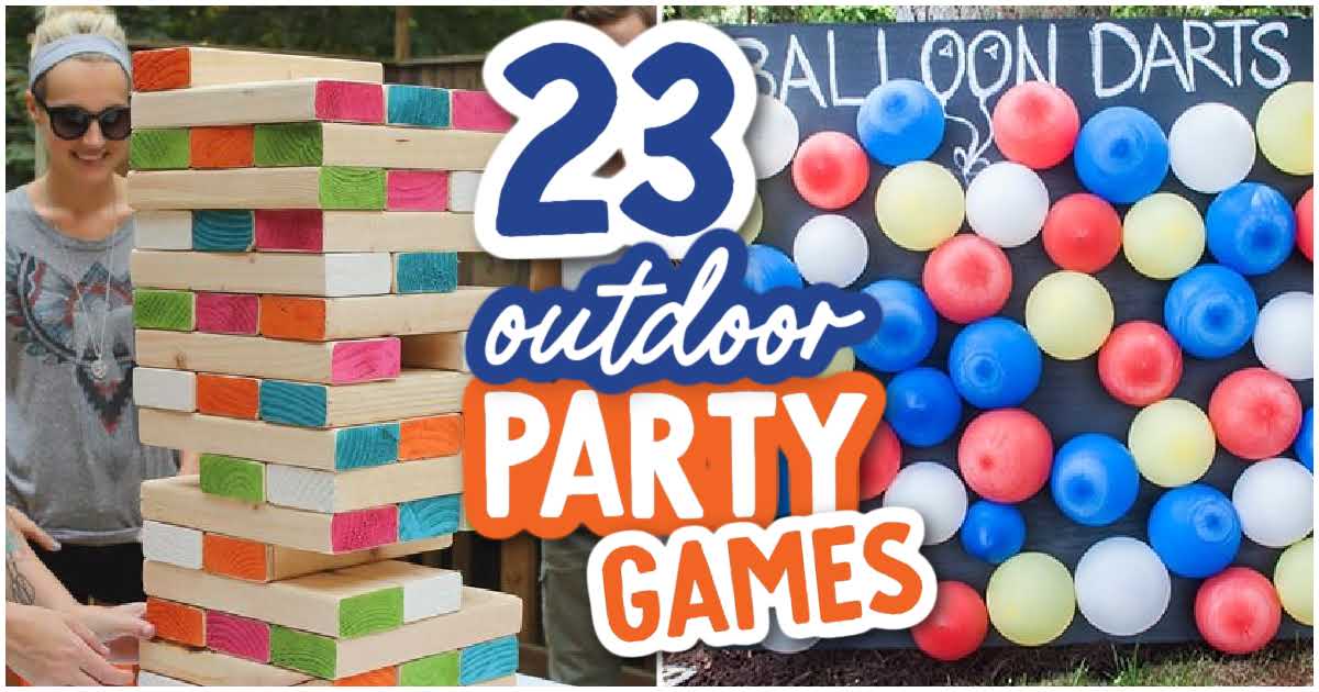 23 Outdoor Party Games - Spaceships and Laser Beams
