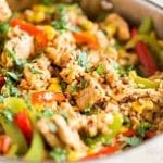 Easy Southwestern Chicken with Brown Rice and Quinoa