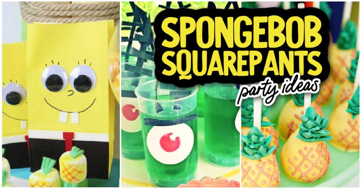 Spongebob Birthday Party Decor