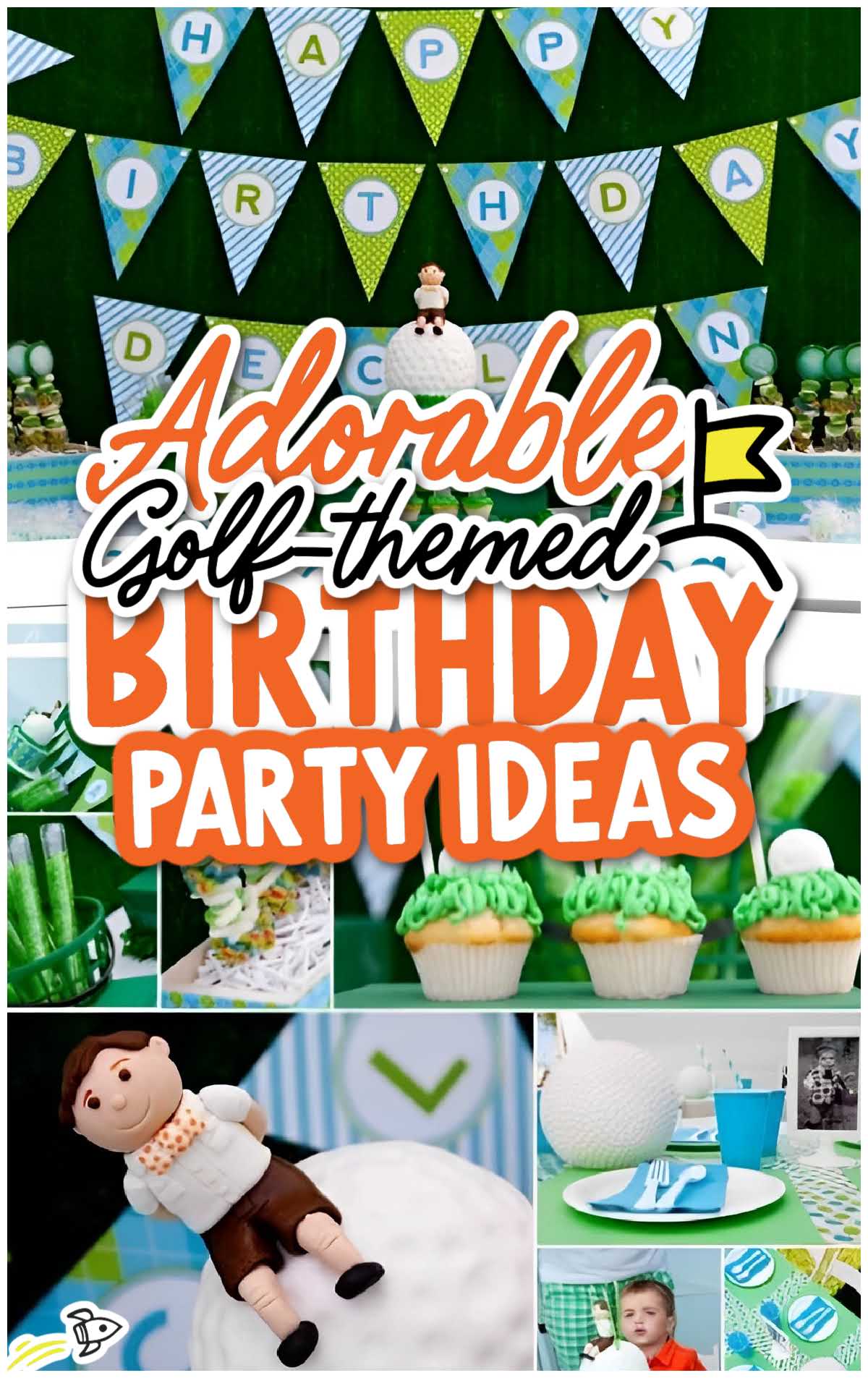 Adorable Golf Birthday Party Ideas - Spaceships and Laser Beams