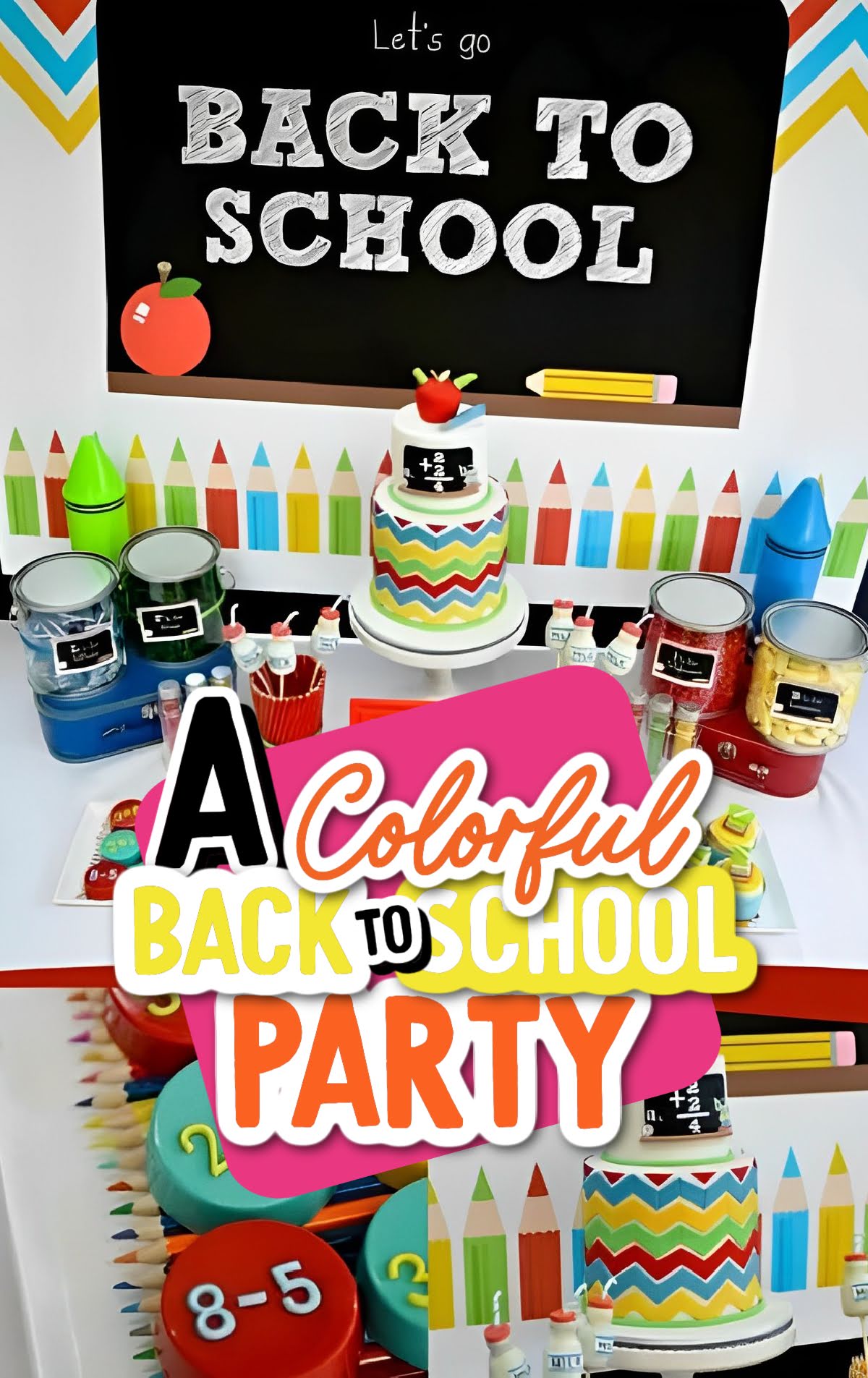 A Colorful Back-To-School Party - Spaceships and Laser Beams