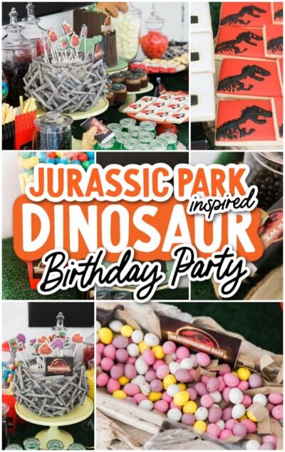 A Jurassic Park-Inspired Dinosaur Birthday Party - Spaceships and Laser ...