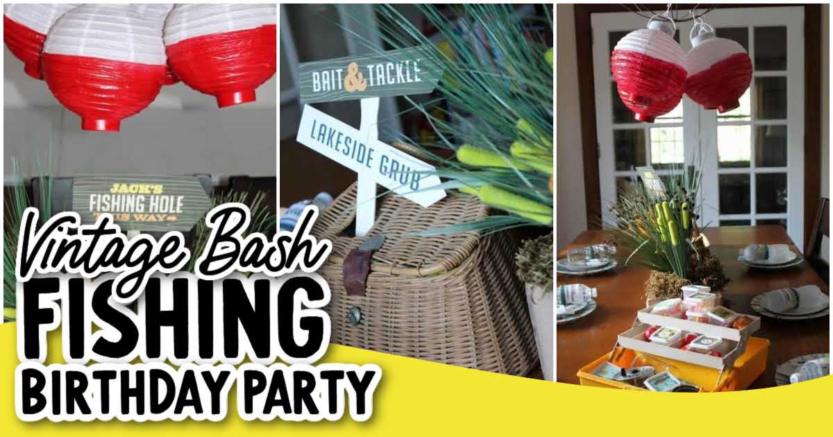A Vintage Fishing-Themed Birthday Party - Spaceships and Laser Beams