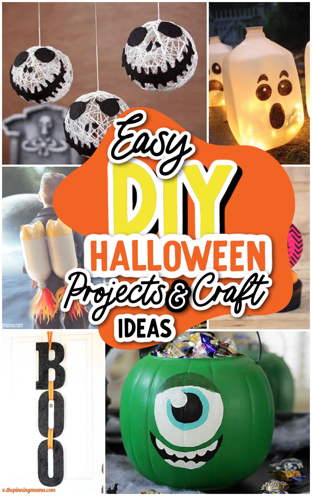 Easy DIY Halloween Projects & Crafts Ideas - Spaceships and Laser Beams