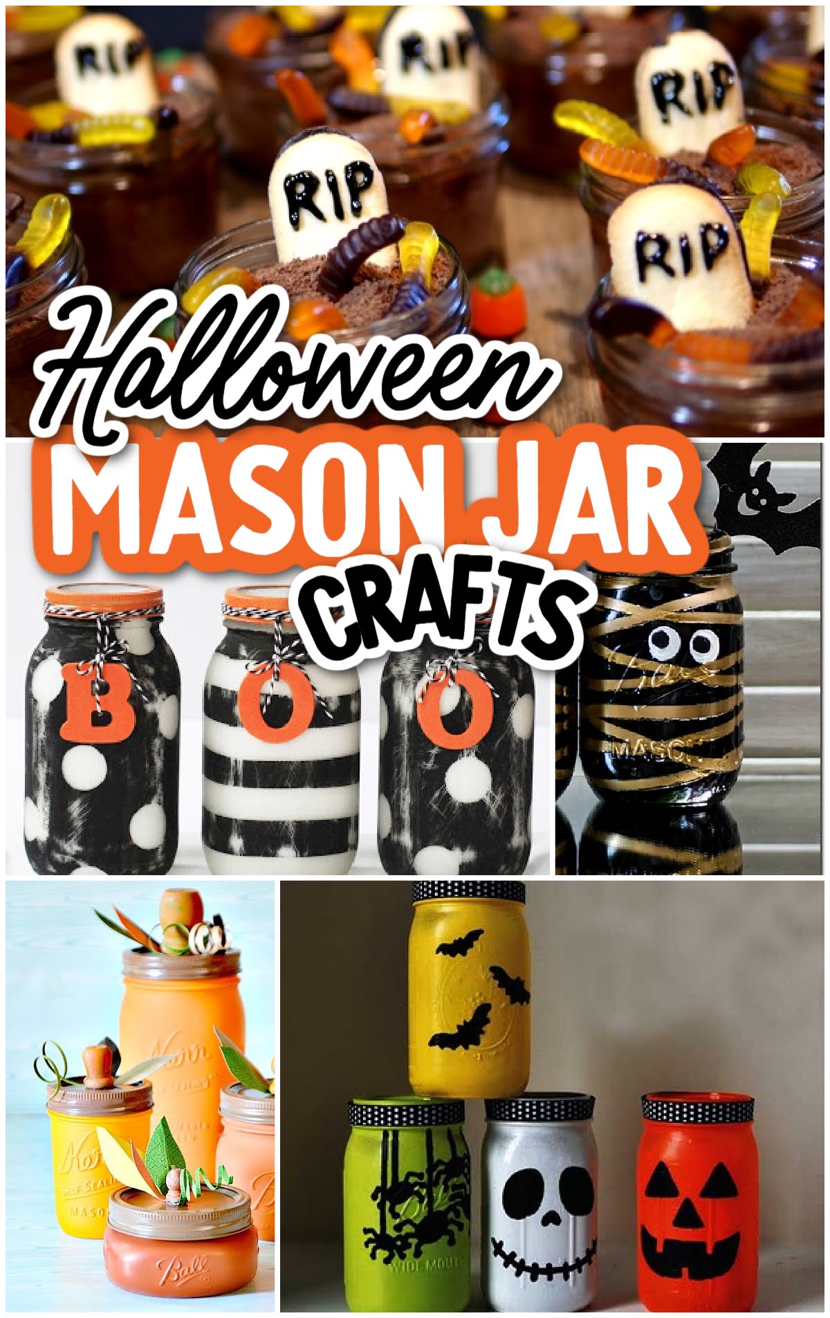 14 Halloween Mason Jar Crafts - Spaceships and Laser Beams