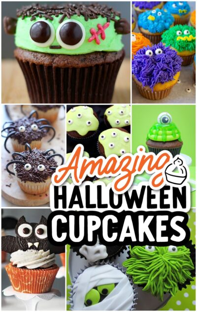 Slime Filled Coconut Lime Halloween Cupcakes