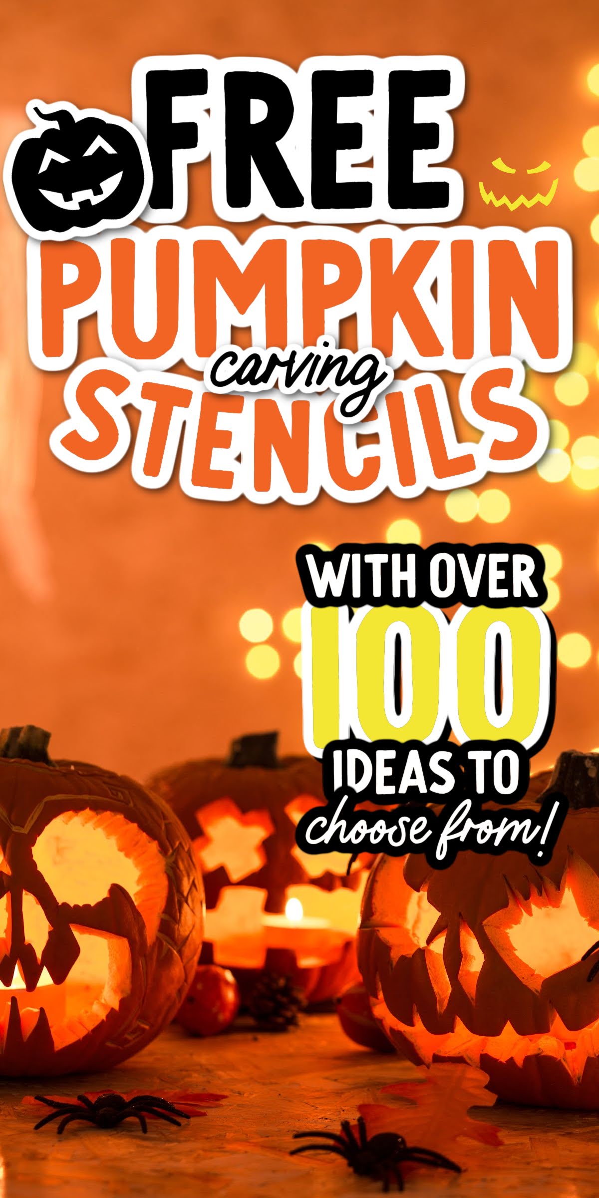 Free Pumpkin Carving Stencils & Stencil Ideas - Spaceships and Laser Beams