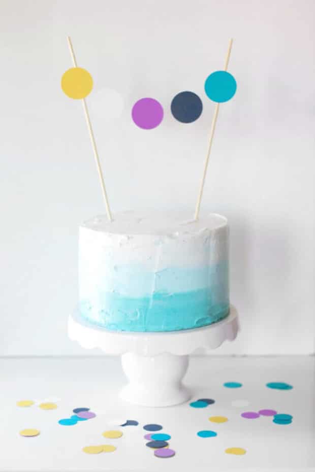 A birthday cake