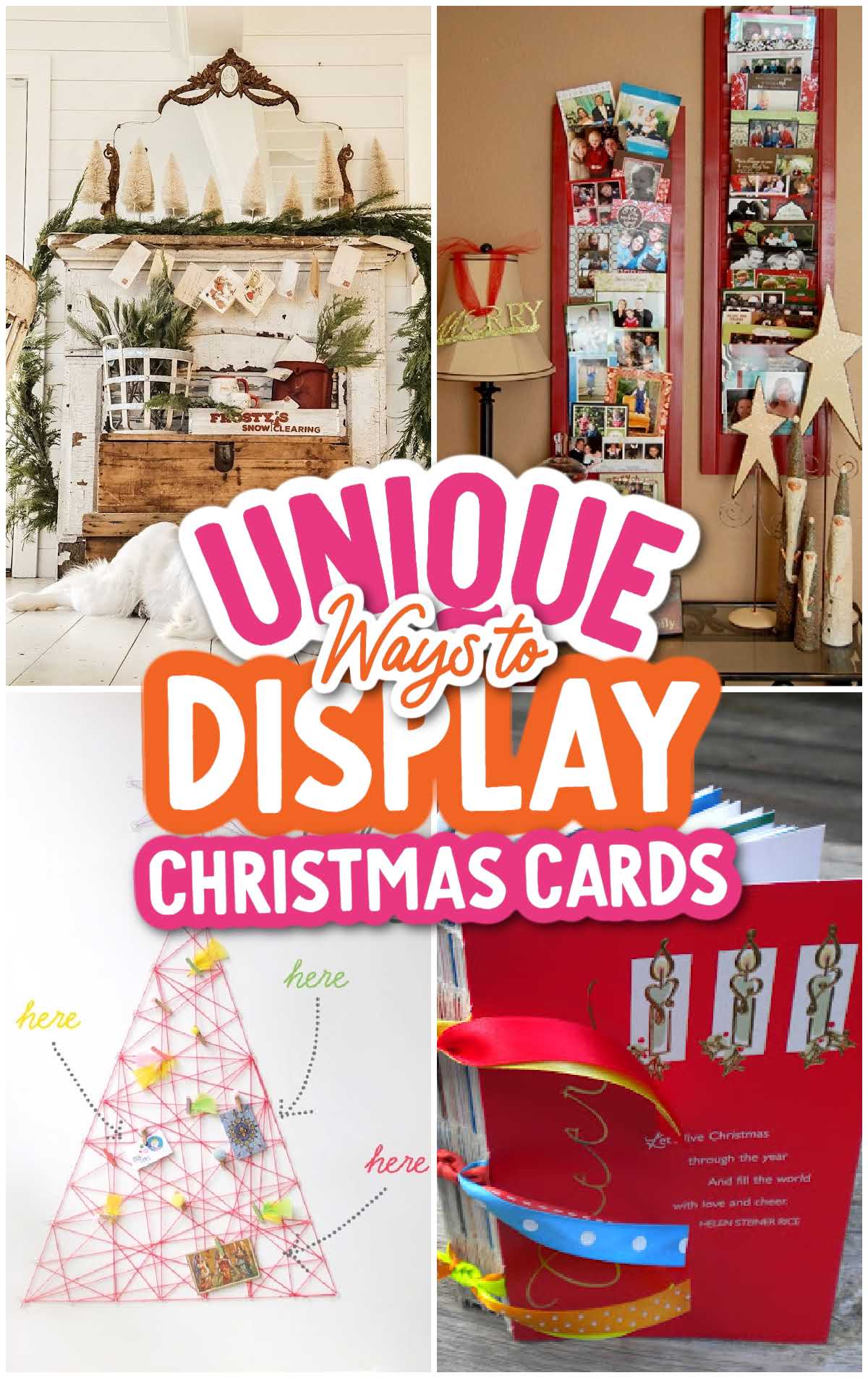 10 Unique Ways To Display Christmas Cards - Spaceships and Laser Beams
