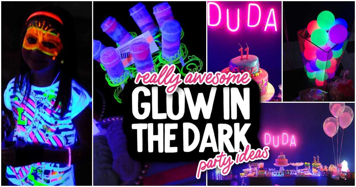 Glow in the Dark Party Ideas  Glow birthday, Glow in dark party