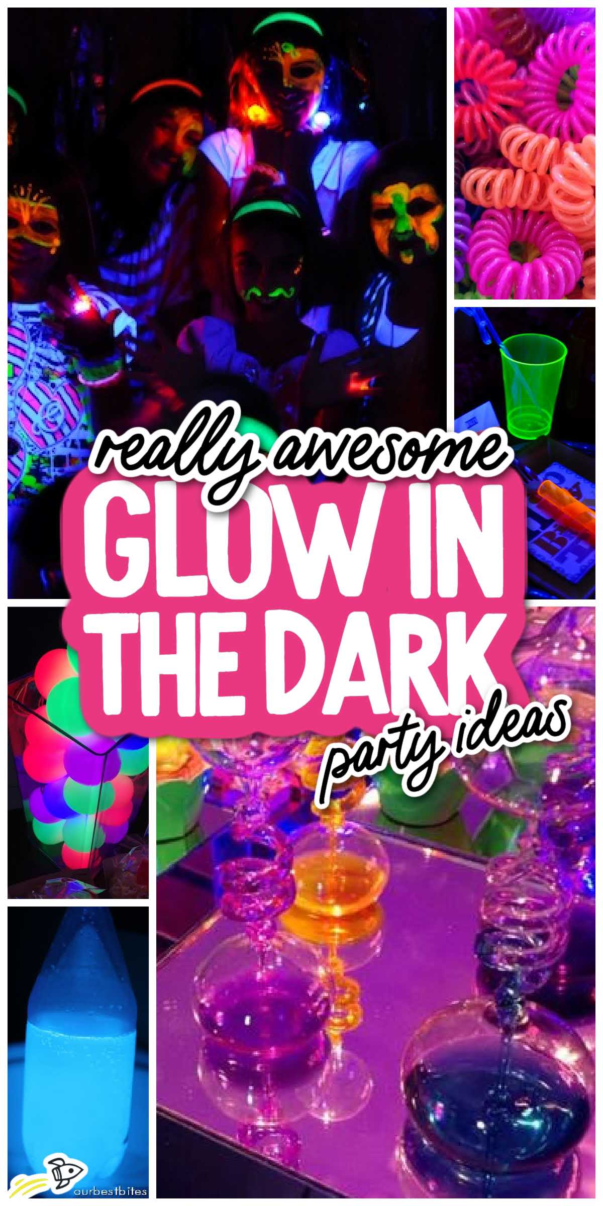 15 Awesome Glow-In-The-Dark Birthday Party Ideas - Spaceships and Laser ...