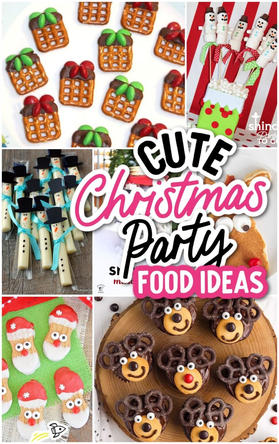 Cute Kids Christmas Party Food Ideas - Spaceships and Laser Beams