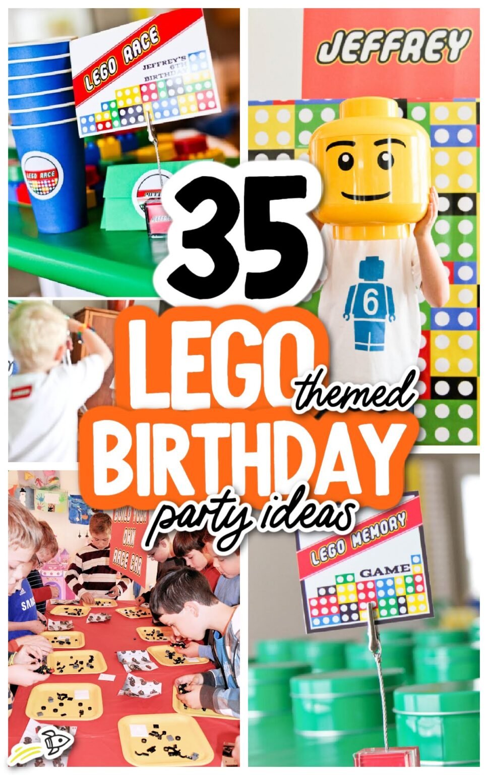 35 LEGO Themed Birthday Party Ideas - Spaceships and Laser Beams