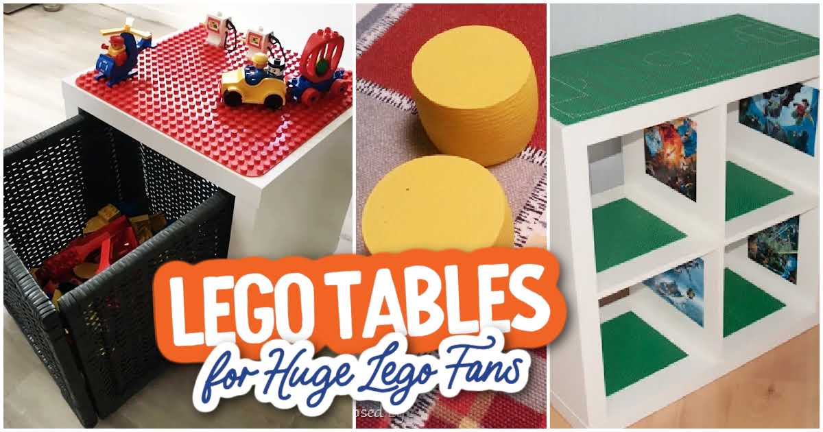 How to Make a LEGO Table with Storage: 10 Easy Solutions
