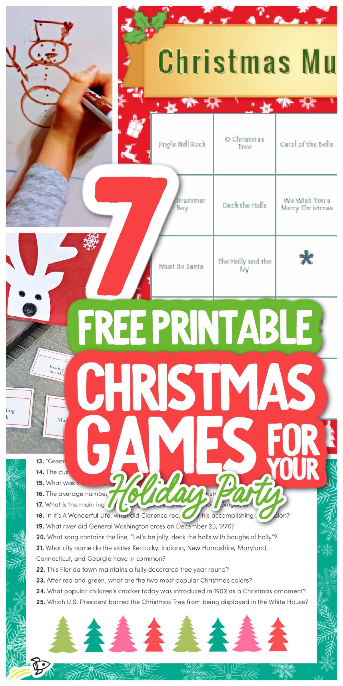 7 Free Printable Christmas Games For Your Holiday Party - Spaceships ...