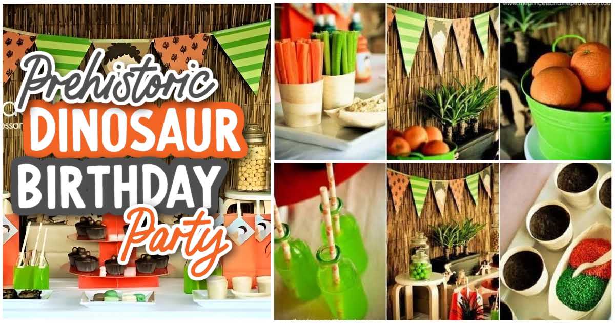 A Prehistoric Dinosaur Birthday Party - Spaceships and Laser Beams