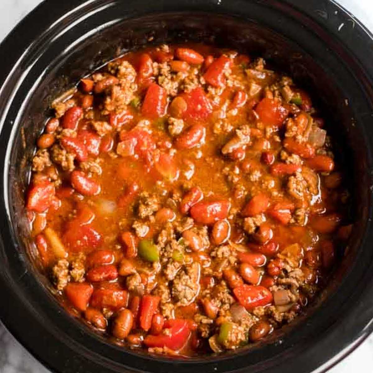 Favorite Crock Pot Homemade Chili Recipe