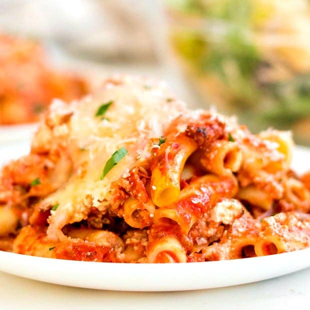 Easy Baked Ziti Recipe - Spaceships and Laser Beams