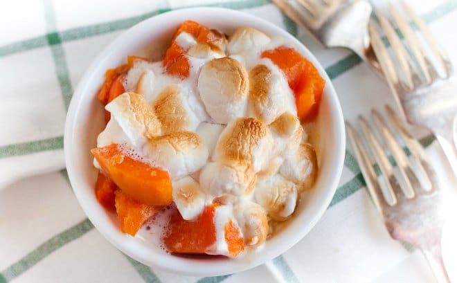 Easy Sweet Potato Casserole with Marshmallows - Spaceships and Laser Beams